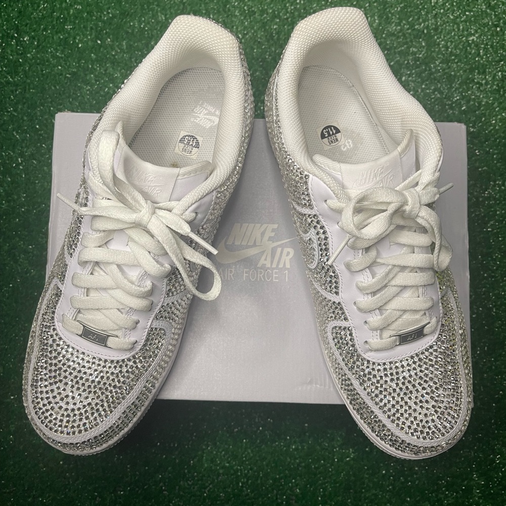 Custom Rhinestone Air Force 1s - Picture 11 of 11